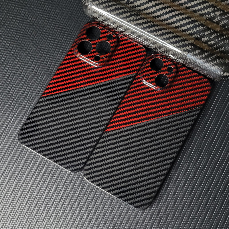 Oatsbasf Luxury Pure Carbon Fiber Case for Apple iPhone 13 series