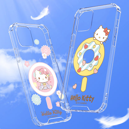 UKA Sanrio Characters Anti-fall Clear PC+TPU Magnetic MagSafe Case Cover