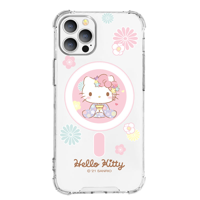 UKA Sanrio Characters Anti-fall Clear PC+TPU Magnetic MagSafe Case Cover