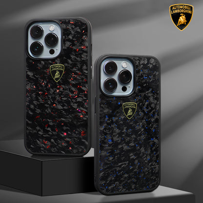 Lamborghini Forged Carbon Fiber Phone Case with Metallic Foil - Huracan D14S