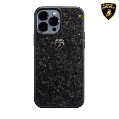 Lamborghini Forged Carbon Fiber Phone Case with Metallic Foil - Huracan D14S