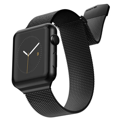 X-Doria Hybrid Mesh Genuine Leather + Stainless Steel Band for Apple Watch