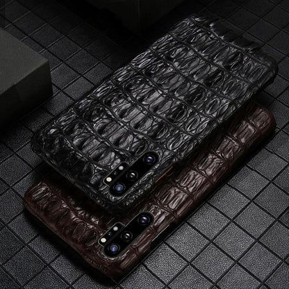 i-idea Handmade Luxury Crocodile Skin Genuine Leather Case Cover