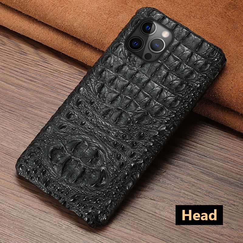 i-idea Handmade Luxury Crocodile Skin Genuine Leather Case Cover