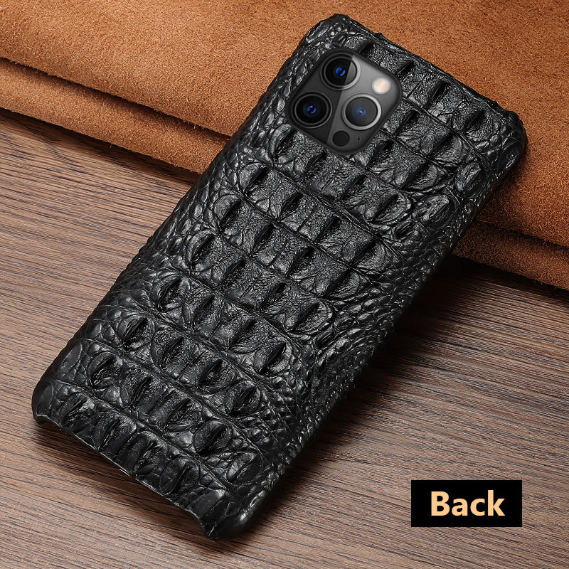 i-idea Handmade Luxury Crocodile Skin Genuine Leather Case Cover