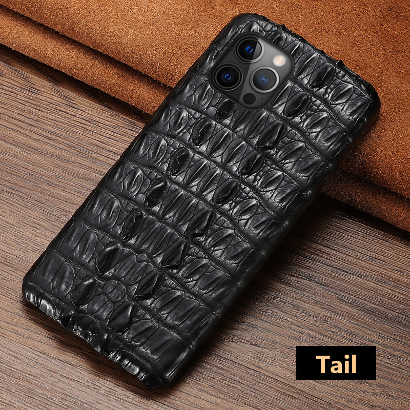 i-idea Handmade Luxury Crocodile Skin Genuine Leather Case Cover