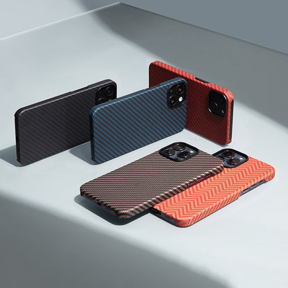 Oatsbasf Luxury Pure Carbon Fiber Case for Apple iPhone 13 series