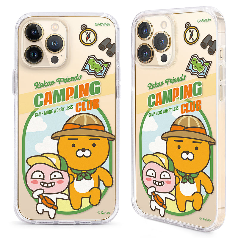 GARMMA Kakao Friends Camping Club Air Cushion TPU+PC Back Case Cover