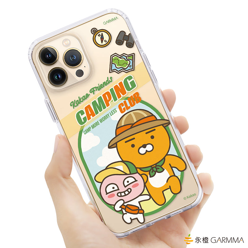 GARMMA Kakao Friends Camping Club Air Cushion TPU+PC Back Case Cover