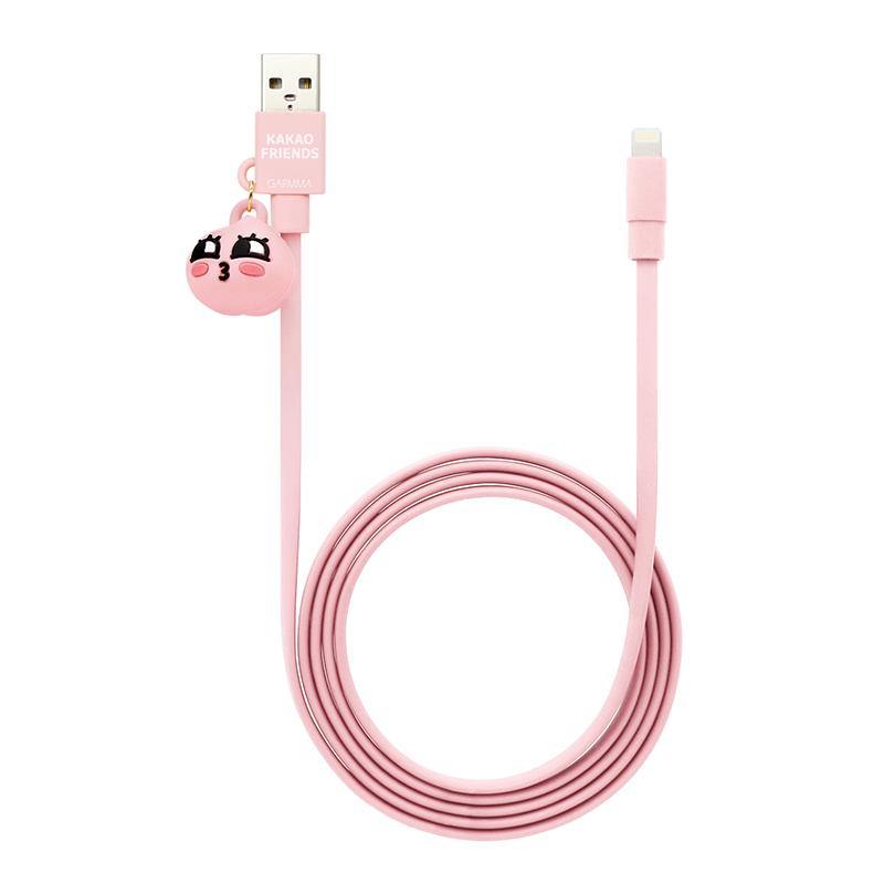 GARMMA Kakao Friends 1.2M Doll Dangler MFI Lightning Cable for Apple iPhone iPad iPod - Armor King Case