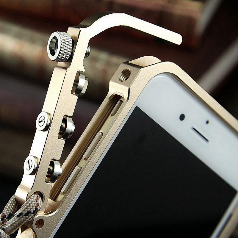 KANENG Mechanical Arm Trigger Aluminum Metal Bumper Case