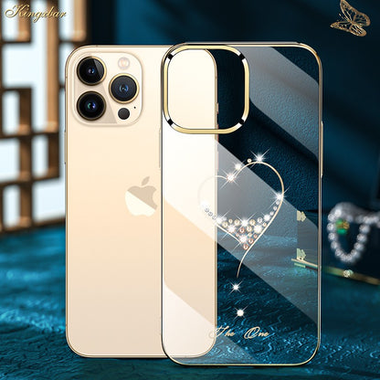 KINGXBAR Swarovski Crystal Clear Hard PC Case Cover for Apple iPhone 13 series