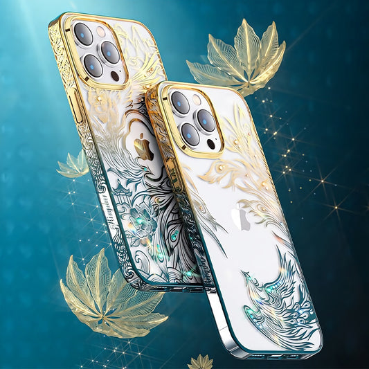 KINGXBAR Swarovski Crystal Clear Hard PC Case Cover for Apple iPhone 14 series