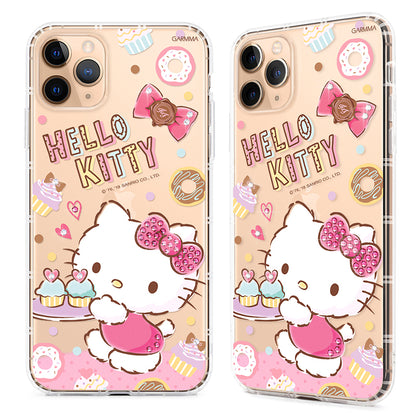 GARMMA Hello Kitty & My Melody & Little Twin Stars Swarovski Crystal Shockproof Soft Back Case Cover