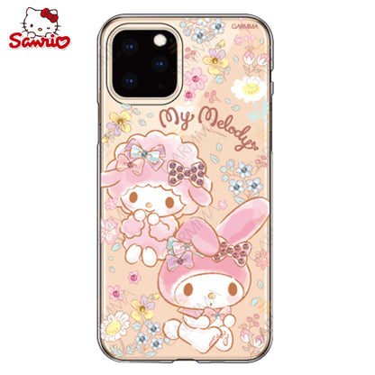 GARMMA Hello Kitty & My Melody & Little Twin Stars Swarovski Crystal Shockproof Soft Back Case Cover