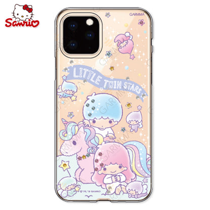 GARMMA Hello Kitty & My Melody & Little Twin Stars Swarovski Crystal Shockproof Soft Back Case Cover