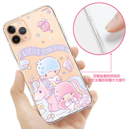 GARMMA Hello Kitty & My Melody & Little Twin Stars Swarovski Crystal Shockproof Soft Back Case Cover