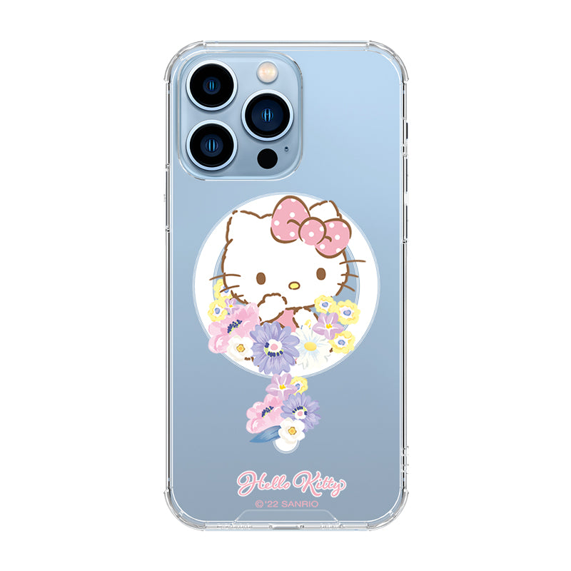 UKA Sanrio Characters Anti-fall Clear PC+TPU Magnetic MagSafe Case Cover