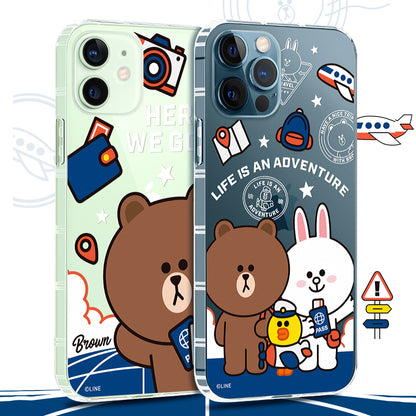 GARMMA Line Friends Travel Air Cushion Soft Back Case Cover