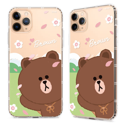 GARMMA Line Friends Picnic Air Cushion Soft Back Case Cover