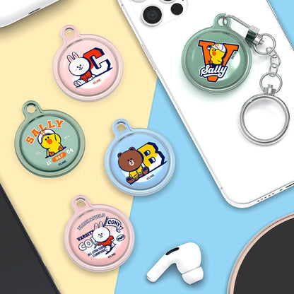 Line Friends Apple AirTag Clear Case
