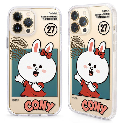 GARMMA Line Friends Vintage Edition Air Cushion TPU+PC Back Case Cover