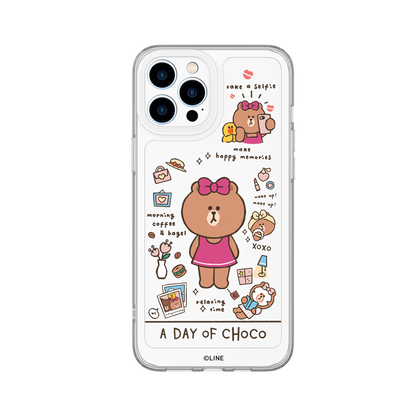 Line Friends Clear Shockproof Air Cushion Back Case Cover