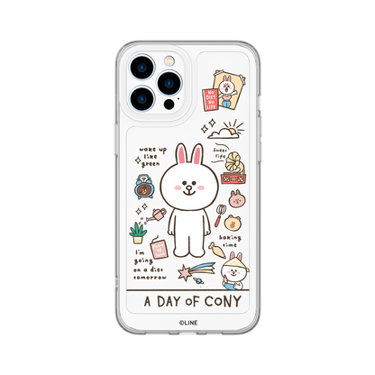 Line Friends Clear Shockproof Air Cushion Back Case Cover