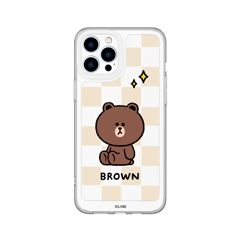 Line Friends Clear Shockproof Air Cushion Back Case Cover