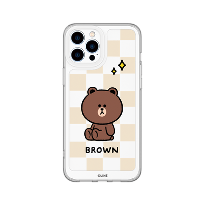 Line Friends Clear Shockproof Air Cushion Back Case Cover