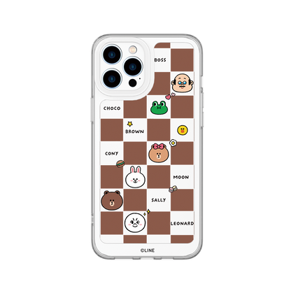 Line Friends Clear Shockproof Air Cushion Back Case Cover