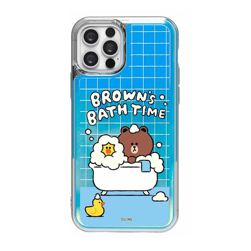 Line Friends Shower Neon Aqua Case Cover