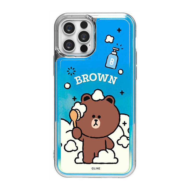 Line Friends Shower Neon Aqua Case Cover