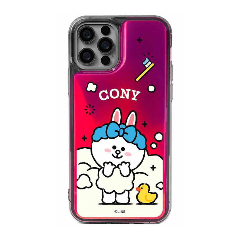 Line Friends Shower Neon Aqua Case Cover