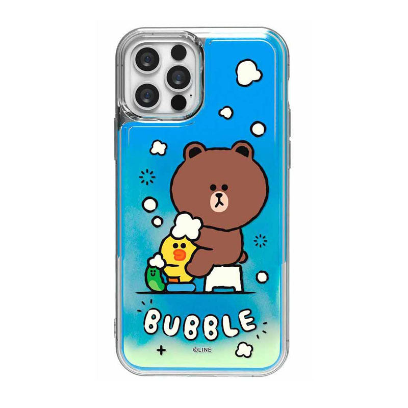 Line Friends Shower Neon Aqua Case Cover