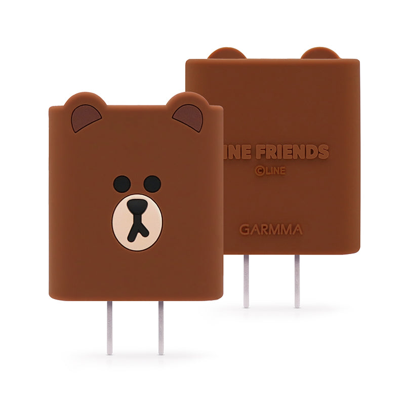 GARMMA Line Friends PD Type-C & QC3.0 USB Dual Port Quick Charger