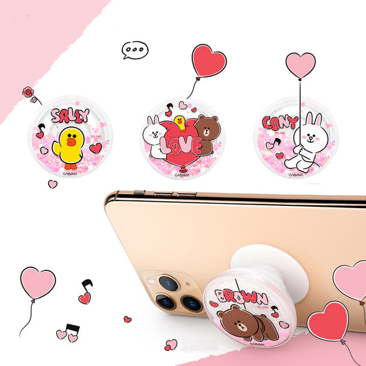 GARMMA Line Friends Quicksand Universal POP-UP Stand & Grip Multi-function Balloon Bracket