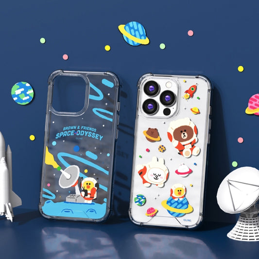 Line Friends Space Clear Air Cushion Reinforced Case Cover