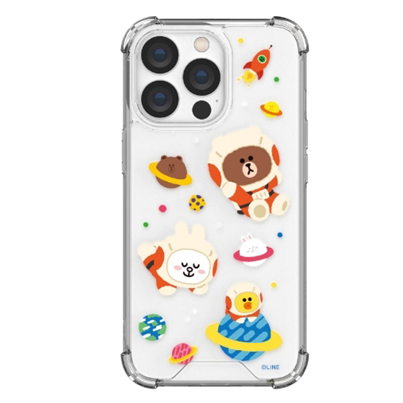 Line Friends Space Clear Air Cushion Reinforced Case Cover