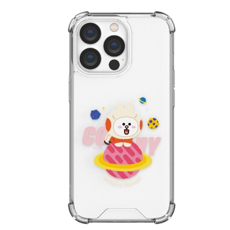 Line Friends Space Clear Air Cushion Reinforced Case Cover