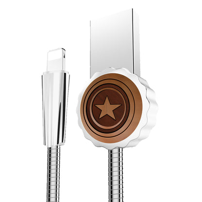 X-Doria Marvel Avengers Wood Bezel Apple Lighting Cable