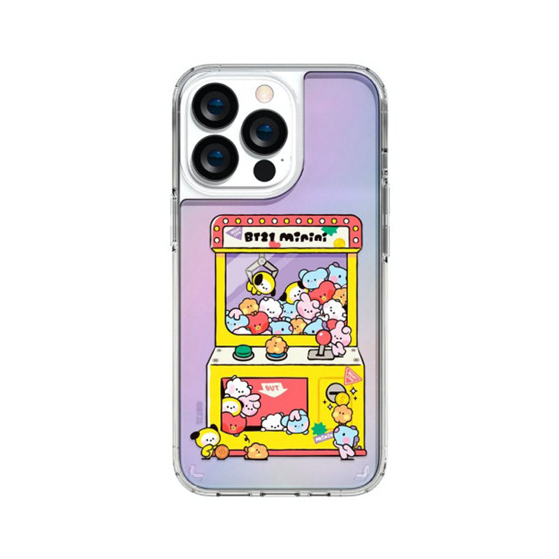 BT21 Shockproof Slim Fit Hologram Mirror Case Cover