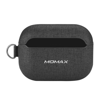 MOMAX Oxford Apple AirPods 3 / AirPods Pro Leather Case Cover with Metal Hook Lanyard