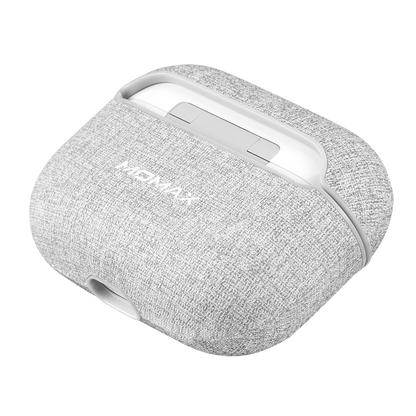 MOMAX Oxford Apple AirPods 3 / AirPods Pro Leather Case Cover with Metal Hook Lanyard