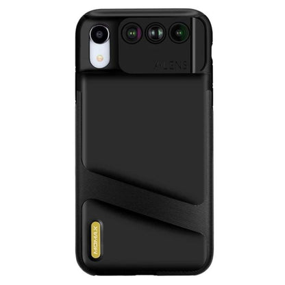 MOMAX 3-in-1 Lens Quick Switch Optical Lens Case for Apple iPhone XR
