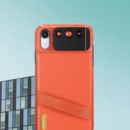 MOMAX 3-in-1 Lens Quick Switch Optical Lens Case for Apple iPhone XR