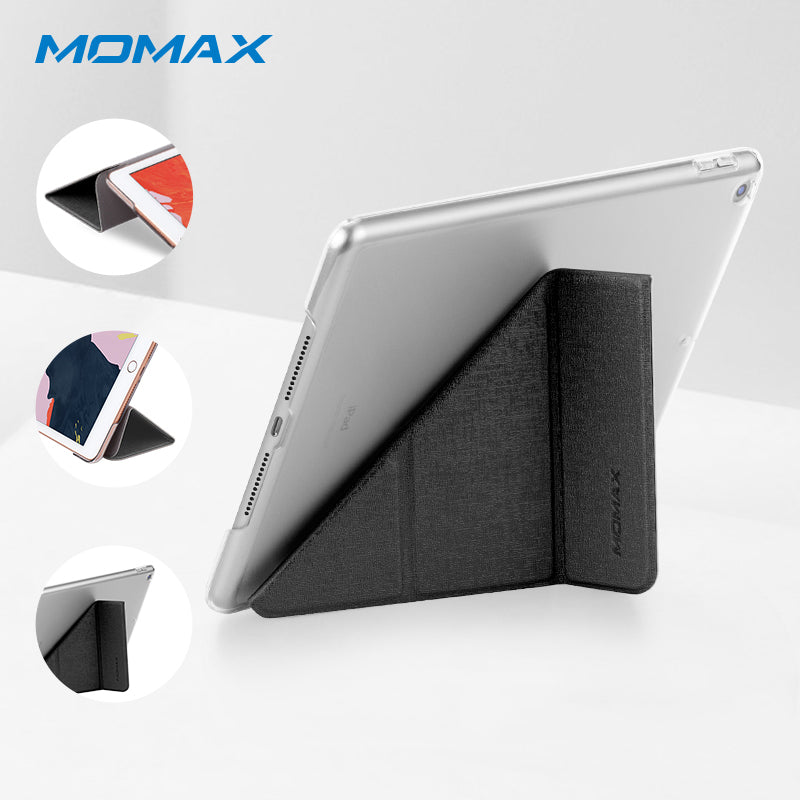 MOMAX Flip Cover Clear PC + PU Leather Case for Apple iPad