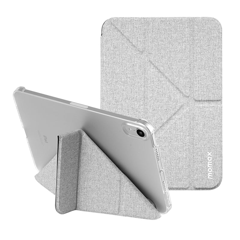 MOMAX Flip Cover Clear PC + PU Leather Case for Apple iPad