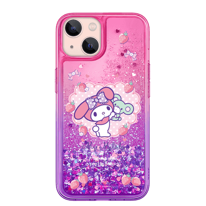 UKA Sanrio Characters Air Cushion Glitter Quicksand Back Case Cover