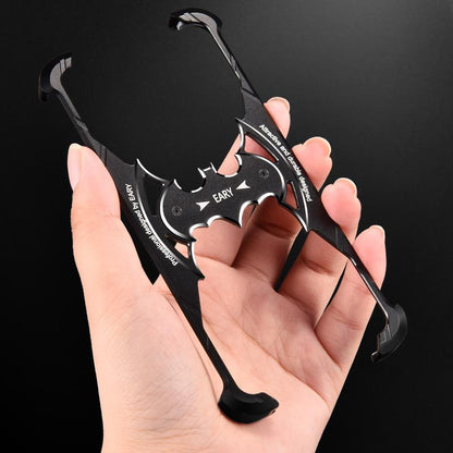 Oatsbasf Batman Airbag Bumper Metal Case Cover with Bat Ring Holder Bracket